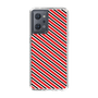 スリムプロテクションケース［ Small Stripe - Red × Black ］