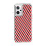 スリムプロテクションケース［ Small Stripe - Red × Black ］