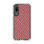 スリムプロテクションケース［ Small Stripe - Red × Black ］