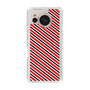 スリムプロテクションケース［ Small Stripe - Red × Black ］