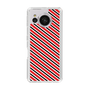 スリムプロテクションケース［ Small Stripe - Red × Black ］