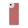 スリムプロテクションケース［ Small Stripe - Red × Black ］