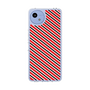 スリムプロテクションケース［ Small Stripe - Red × Black ］
