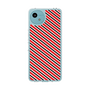 スリムプロテクションケース［ Small Stripe - Red × Black ］