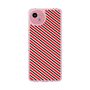 スリムプロテクションケース［ Small Stripe - Red × Black ］