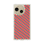 スリムプロテクションケース［ Small Stripe - Red × Black ］