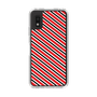 スリムプロテクションケース［ Small Stripe - Red × Black ］