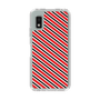 スリムプロテクションケース［ Small Stripe - Red × Black ］