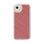 スリムプロテクションケース［ Small Stripe - Red × Black ］