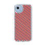 スリムプロテクションケース［ Small Stripe - Red × Black ］
