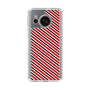 スリムプロテクションケース［ Small Stripe - Red × Black ］