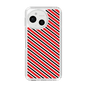 スリムプロテクションケース［ Small Stripe - Red × Black ］