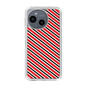 スリムプロテクションケース［ Small Stripe - Red × Black ］