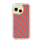 スリムプロテクションケース［ Small Stripe - Red × Black ］