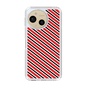 スリムプロテクションケース［ Small Stripe - Red × Black ］
