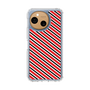 スリムプロテクションケース［ Small Stripe - Red × Black ］