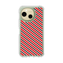 スリムプロテクションケース［ Small Stripe - Red × Black ］
