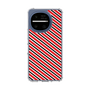スリムプロテクションケース［ Small Stripe - Red × Black ］