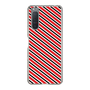 スリムプロテクションケース［ Small Stripe - Red × Black ］