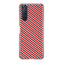 スリムプロテクションケース［ Small Stripe - Red × Black ］