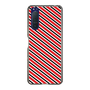 スリムプロテクションケース［ Small Stripe - Red × Black ］