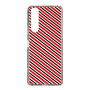 スリムプロテクションケース［ Small Stripe - Red × Black ］