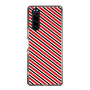 スリムプロテクションケース［ Small Stripe - Red × Black ］