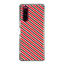 スリムプロテクションケース［ Small Stripe - Red × Black ］