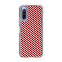 スリムプロテクションケース［ Small Stripe - Red × Black ］