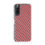 スリムプロテクションケース［ Small Stripe - Red × Black ］