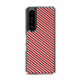 スリムプロテクションケース［ Small Stripe - Red × Black ］
