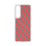 スリムプロテクションケース［ Small Stripe - Red × Black ］