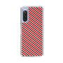 スリムプロテクションケース［ Small Stripe - Red × Black ］