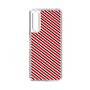 スリムプロテクションケース［ Small Stripe - Red × Black ］