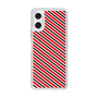 スリムプロテクションケース［ Small Stripe - Red × Black ］