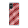 スリムプロテクションケース［ Small Stripe - Red × Black ］