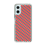 スリムプロテクションケース［ Small Stripe - Red × Black ］