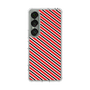 スリムプロテクションケース［ Small Stripe - Red × Black ］