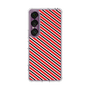 スリムプロテクションケース［ Small Stripe - Red × Black ］