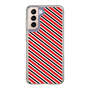 スリムプロテクションケース［ Small Stripe - Red × Black ］