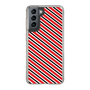 スリムプロテクションケース［ Small Stripe - Red × Black ］