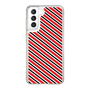 スリムプロテクションケース［ Small Stripe - Red × Black ］
