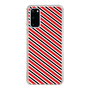 スリムプロテクションケース［ Small Stripe - Red × Black ］