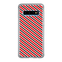 スリムプロテクションケース［ Small Stripe - Red × Black ］