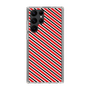 スリムプロテクションケース［ Small Stripe - Red × Black ］