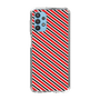 スリムプロテクションケース［ Small Stripe - Red × Black ］