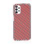 スリムプロテクションケース［ Small Stripe - Red × Black ］