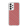スリムプロテクションケース［ Small Stripe - Red × Black ］