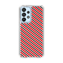 スリムプロテクションケース［ Small Stripe - Red × Black ］