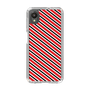 スリムプロテクションケース［ Small Stripe - Red × Black ］